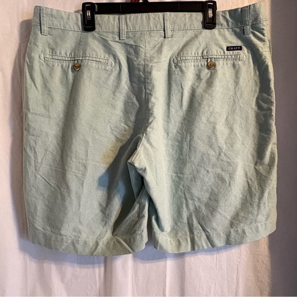 Chaps Mint Green Chino Shorts Men’s Size 40 Cotton Golf Leisure Casual Preppy - Picture 2 of 5
